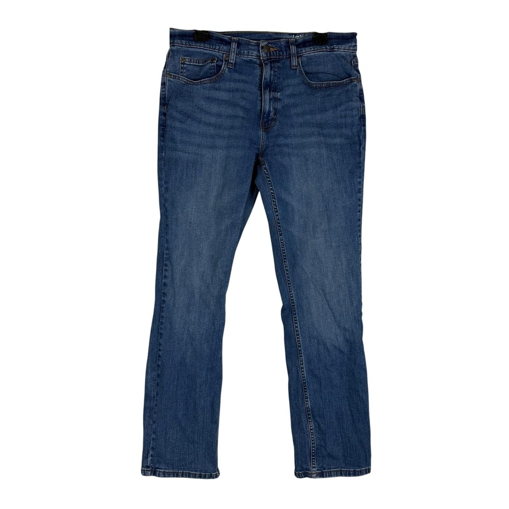 George Straight Jeans Mens 32x32 Blue Medium Wash Regular Straight Stretch Denim
